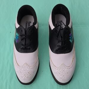 Womens FootJoy GreenJoys Soft Cleat Wingtip Golf Shoe 9 M ManMade Material vegan